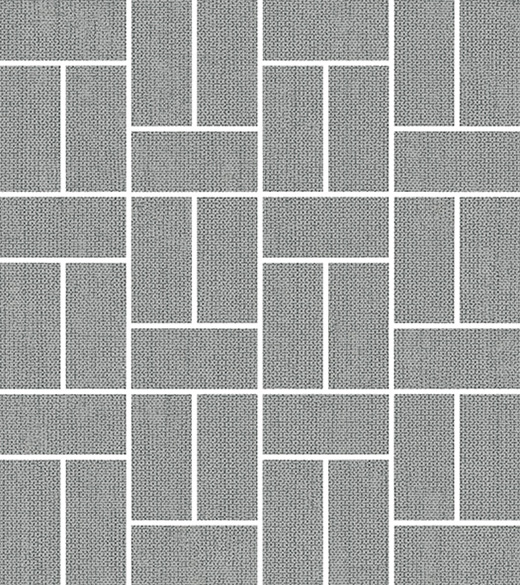 Cuadros Twill Matte 1.5"x3" Offset Basketweave | Color Body Porcelain | Floor/Wall Mosaic