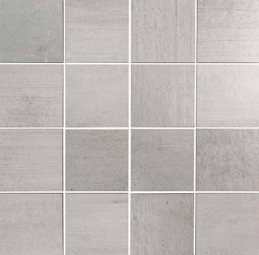 Outlet Demure Grigio Natural 3"x3" Mosaic | Glazed Porcelain | Floor/Wall Mosaic