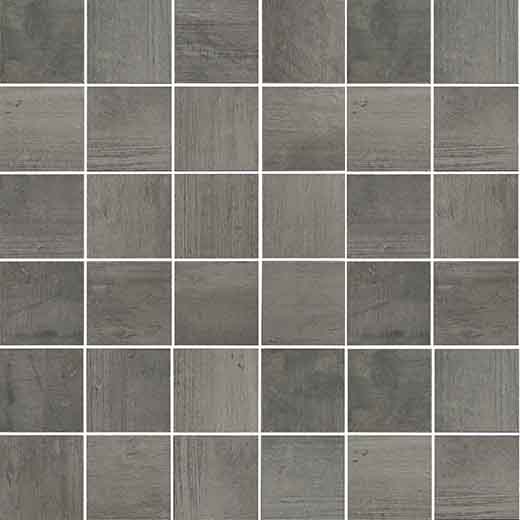 Outlet Demure Nero Natural 2"x2" Mosaic | Glazed Porcelain | Floor/Wall Mosaic