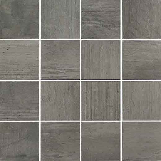 Outlet Demure Nero Natural 3"x3" Mosaic | Glazed Porcelain | Floor/Wall Mosaic