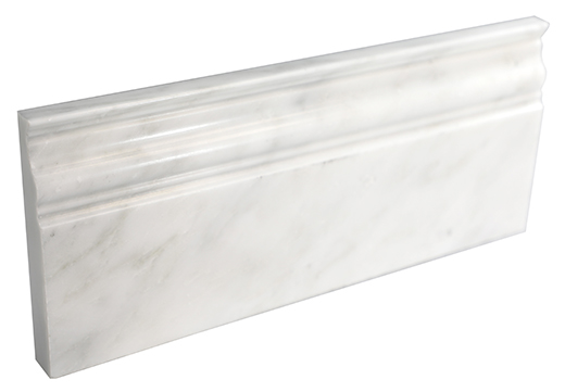 Eastern White Eastern White Honed 5"X12" Base Molding | Marble | Trim