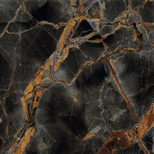 Elara Caravaggio Gold Polished 24"X24 | Color Body Porcelain | Floor/Wall Tile