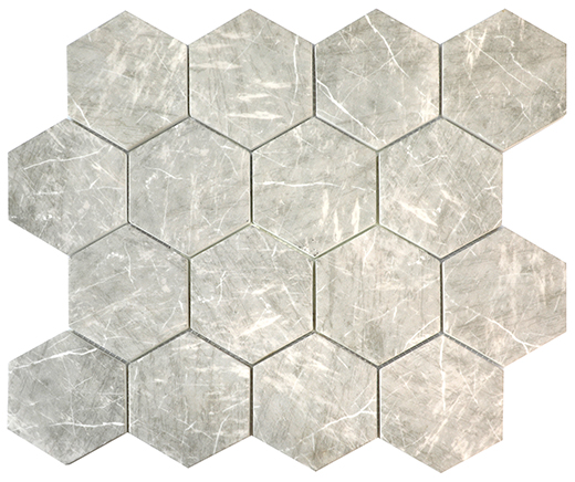 Enamel Hexagon Adelia Matte 3" Hexagon | Enamel | Floor/Wall Mosaic