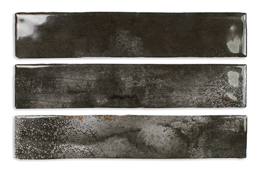 Enamel Charcoal Glossy 2"x10" | Ceramic | Wall