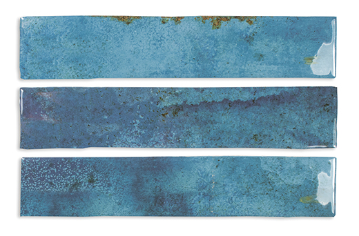 Enamel Ocean Glossy 2"x10" | Ceramic | Wall