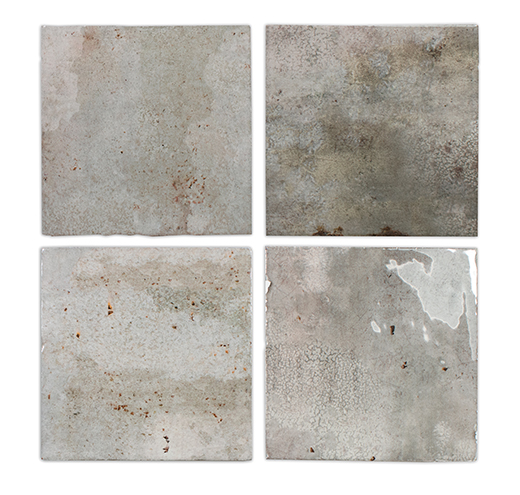 Enamel Smoke Glossy 5"x5" | Ceramic | Wall