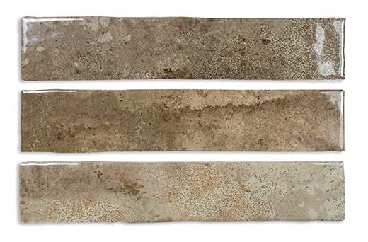 Enamel Truffle Glossy 2"x10" | Ceramic | Wall
