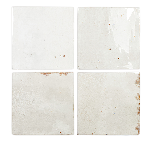 Enamel White Glossy 5"x5" | Ceramic | Wall