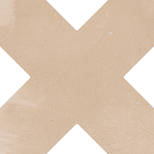 Estrella Dusty Rose Matte 5" Cross | Glazed Porcelain | Floor/Wall Tile
