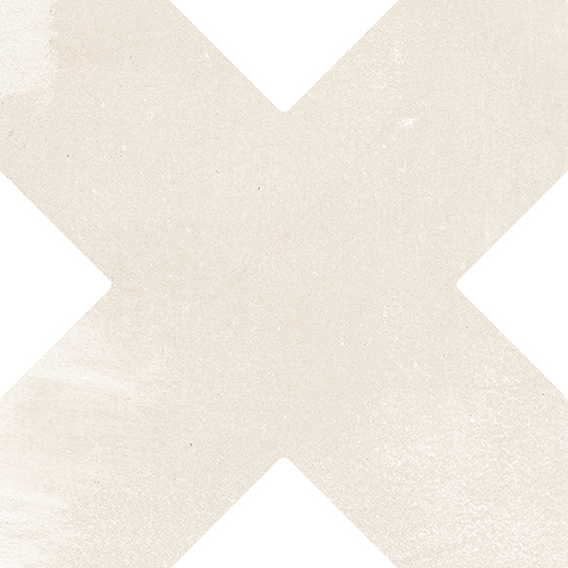 Estrella Frosted Linen Matte 5" Cross | Glazed Porcelain | Floor/Wall Tile