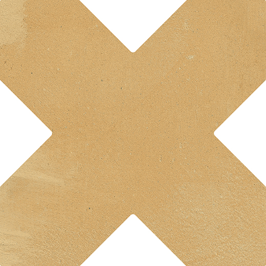 Estrella Golden Sky Matte 5" Cross | Glazed Porcelain | Floor/Wall Tile