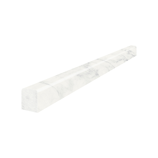 Eterna Bianco Honed .5"x12" Deco Bar | Marble | Trim