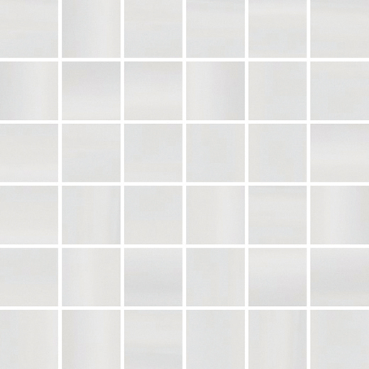 Finesse Ice White Matte 2"x2" Mosaic | Glazed Porcelain | Floor/Wall Mosaic