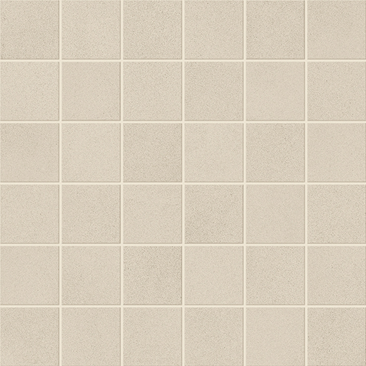 Foundation Cream Matte 2"x2" Mosaic | Color Body Porcelain | Floor/Wall Mosaic