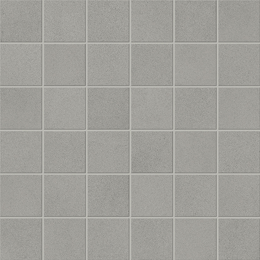 Foundation Grey Matte 2"x2" Mosaic | Color Body Porcelain | Floor/Wall Mosaic