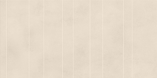 Foundation Ivory Matte 24"x48" Strings Mosaic Ivory | Color Body Porcelain | Floor/Wall Mosaic