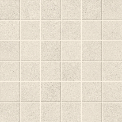 Foundation Ivory Matte 2"x2" Mosaic | Color Body Porcelain | Floor/Wall Mosaic