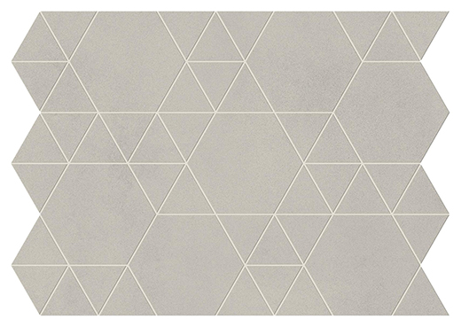 Foundation Pearl Matte Lock Mosaic | Color Body Porcelain | Floor/Wall Mosaic