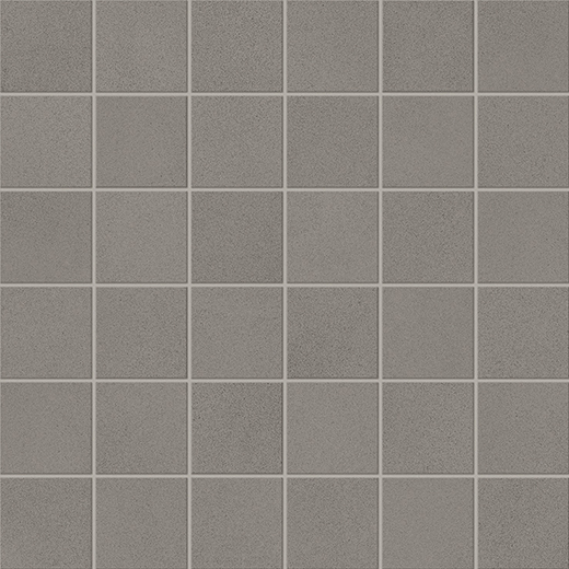 Foundation Smoke Matte 2"x2" Mosaic | Color Body Porcelain | Floor/Wall Mosaic