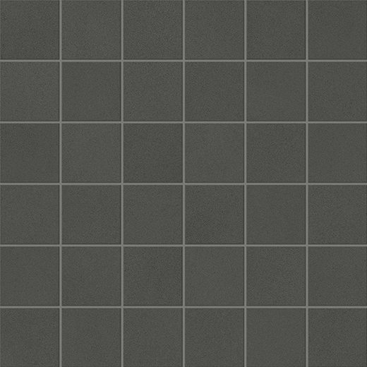 Foundation Tarmac Matte 2"x2" Mosaic | Color Body Porcelain | Floor/Wall Mosaic