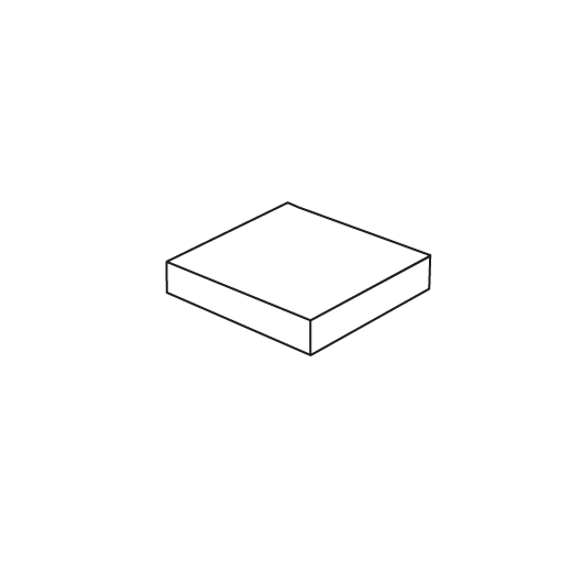 Foundation Pure Matte 12"x12" Step Corner | Color Body Porcelain | Trim