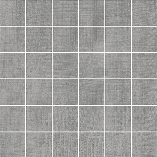 Framework Flannel Dark Grey Natural 2"X2" Mosaic | Glazed Porcelain | Floor/Wall Mosaic