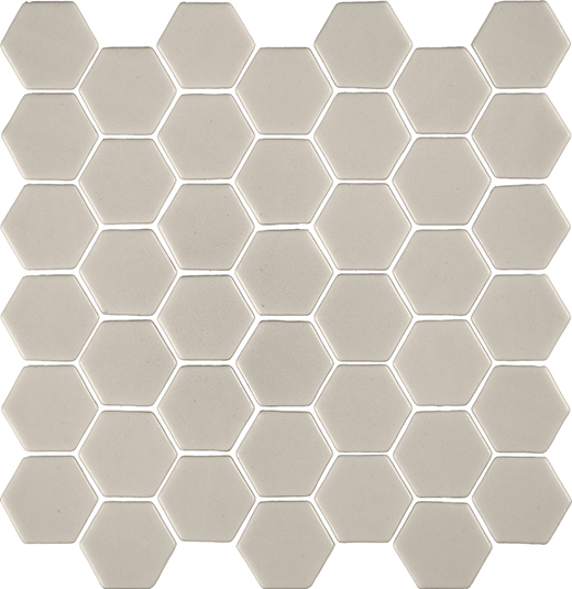 Fusion Candle Natural 2" Hexagon Mosaic | Glass | Floor/Wall Mosaic
