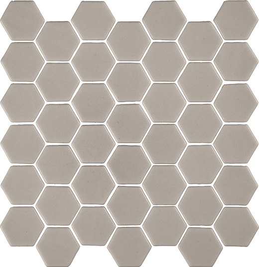 Fusion Glare Natural 2" Hexagon Mosaic | Glass | Floor/Wall Mosaic