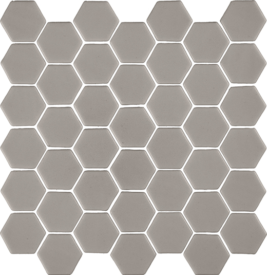 Fusion Lilac Natural 2" Hexagon Mosaic | Glass | Floor/Wall Mosaic
