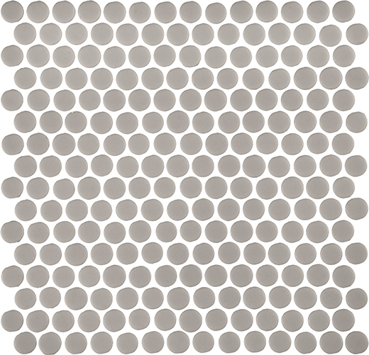 Fusion Lilac Natural 3/4" Penny Mosaic | Glass | Floor/Wall Mosaic