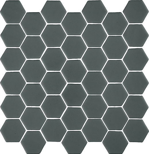 Fusion Pine Natural 2" Hexagon Mosaic | Glass | Floor/Wall Mosaic