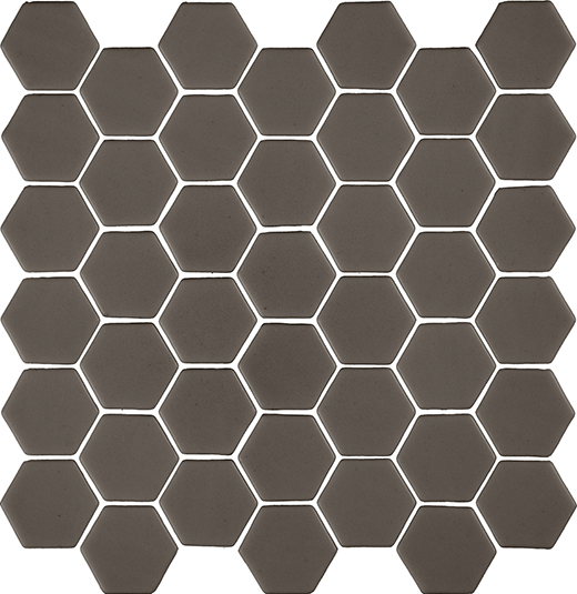 Fusion Plume Natural 2" Hexagon Mosaic | Glass | Floor/Wall Mosaic