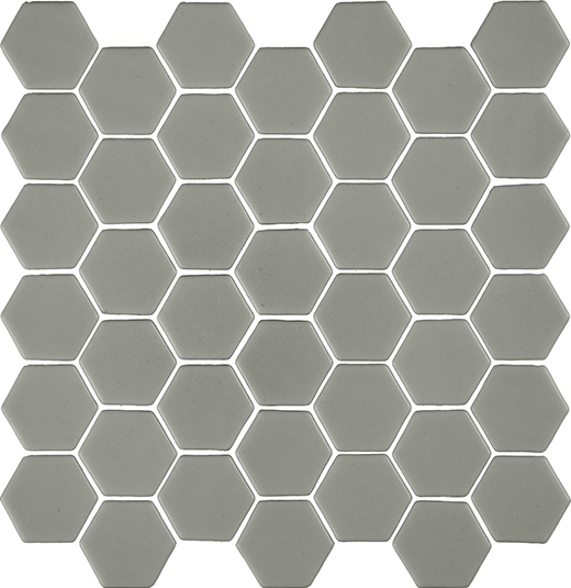 Fusion Sage Natural 2" Hexagon Mosaic | Glass | Floor/Wall Mosaic