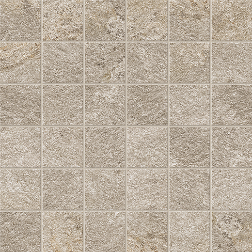 Glacier Platino Matte 2"x2" Mosaic | Color Body Porcelain | Floor/Wall Mosaic