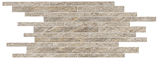 Glacier Platino Matte Brick Mosaic | Color Body Porcelain | Floor/Wall Mosaic