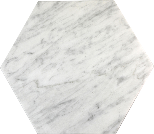 Graphica Carrara Honed 9" Hexagon | Marble | Floor/Wall Tile