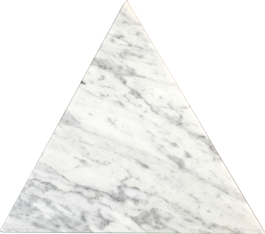 Graphica Carrara Honed 9" Triangle | Marble | Floor/Wall Tile
