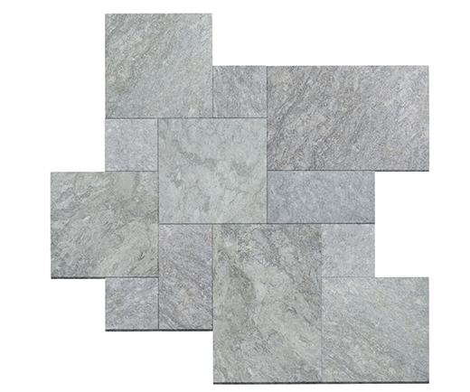 Grey Wave Grey Wave Sandblasted/Acid Washed French Pattern 3cm Paver | Marble | Outdoor Paver