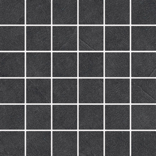 Hearth Dark Matte 2"x2 | Porcelain | Floor/Wall Mosaic