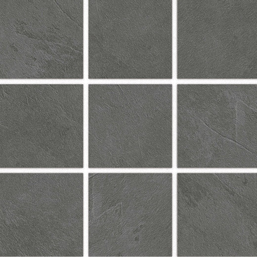 Hearth Iron Matte 4"x4" | Porcelain | Floor/Wall Mosaic