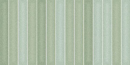 Hibiki Green Matte 4.5"x9" Wall | Porcelain | Wall Dimensional