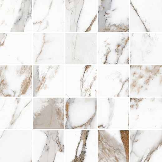 Indalgo Breccia Capraia Matte 2"x2" Mosaic (12x12 Sheet) | Color Body Porcelain | Floor/Wall Mosaic