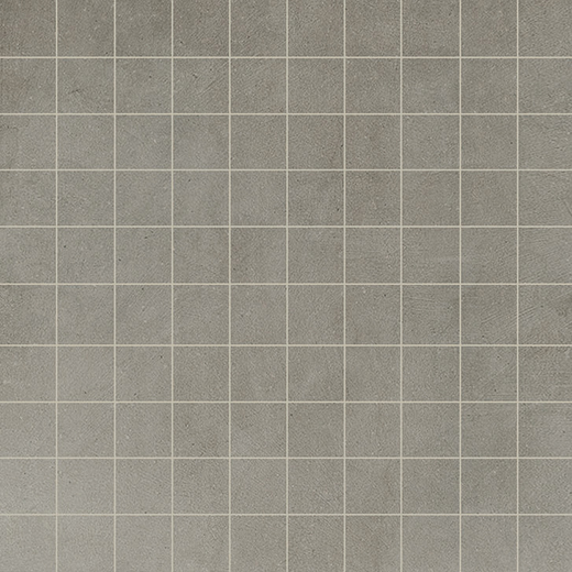 Industry Steel Matte 1"x1" Mosaic | Through Body Porcelain | Floor/Wall Mosaic