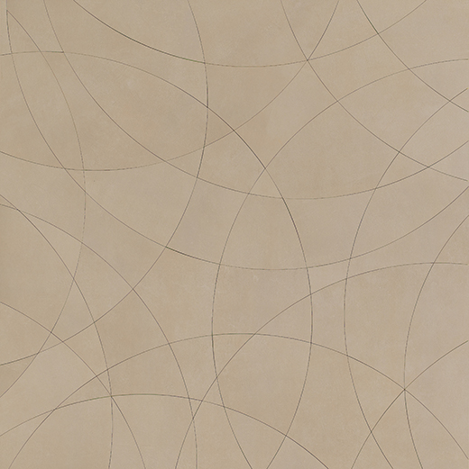 Industry Taupe Matte Deco Puzzle | Through Body Porcelain | Floor/Wall Decorative