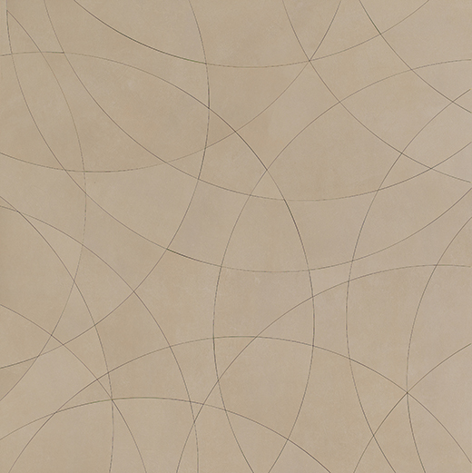 Industry Taupe Matte Deco Puzzle | Through Body Porcelain | Floor/Wall Decorative