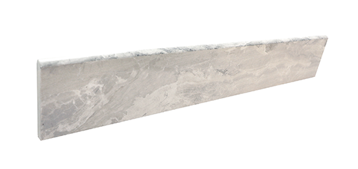 Jewelstone Silver Polished 3.5"X24" Bullnose | Color Body Porcelain | Trim
