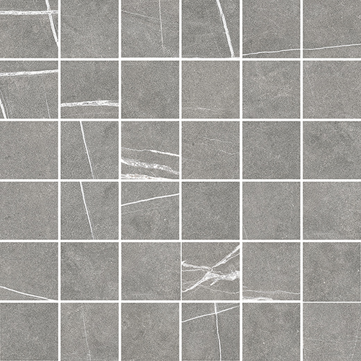 Journey Argent Matte 2"X2" Mosaic | Color Body Porcelain | Floor/Wall Mosaic