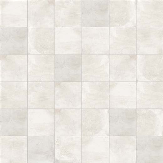 Kilostone Chalk Polished 2"x2" (12"x12" Mosaic Sheet) | Color Body Porcelain | Floor/Wall Mosaic