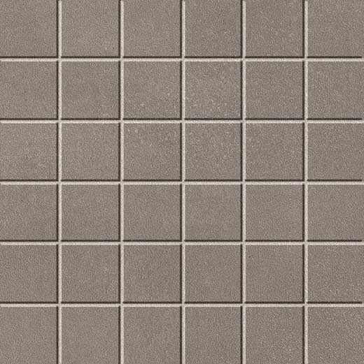 Koncrete Grey Matte 2"x2" Mosaic | Through Body Porcelain | Floor/Wall Mosaic