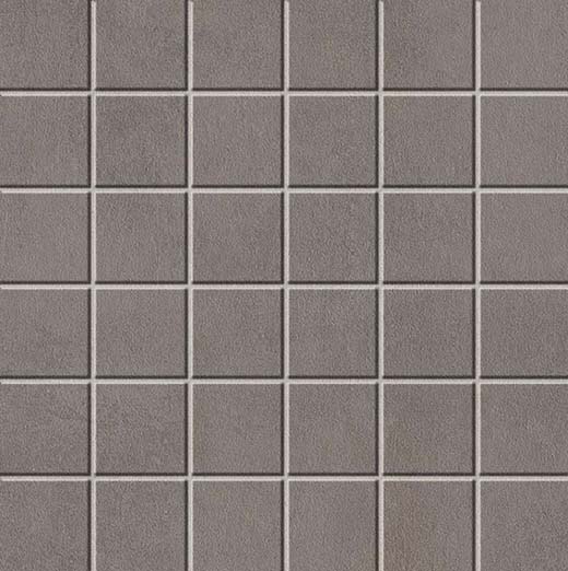 Koncrete Smoke Matte 2"x2" Mosaic | Through Body Porcelain | Floor/Wall Mosaic